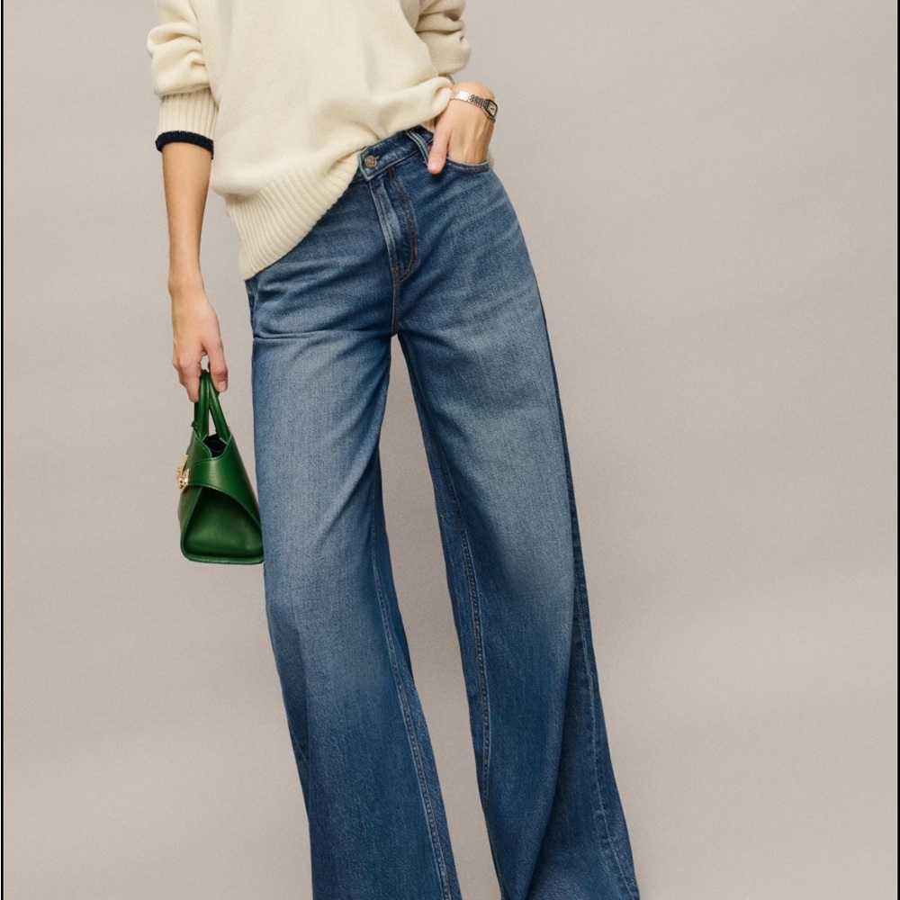 Reformation Indigo Flare Jeans